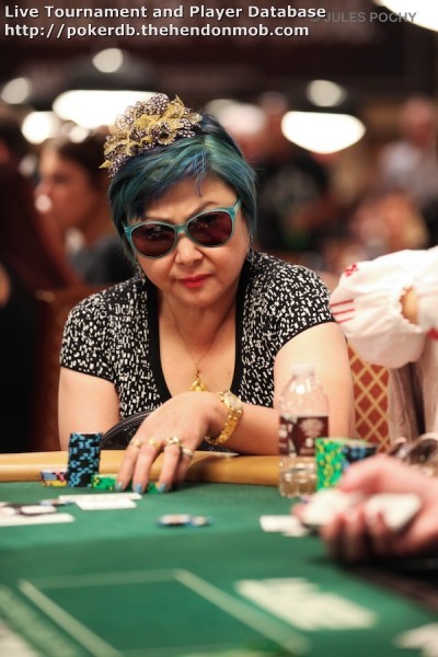 Joanne Liu playing WSOP