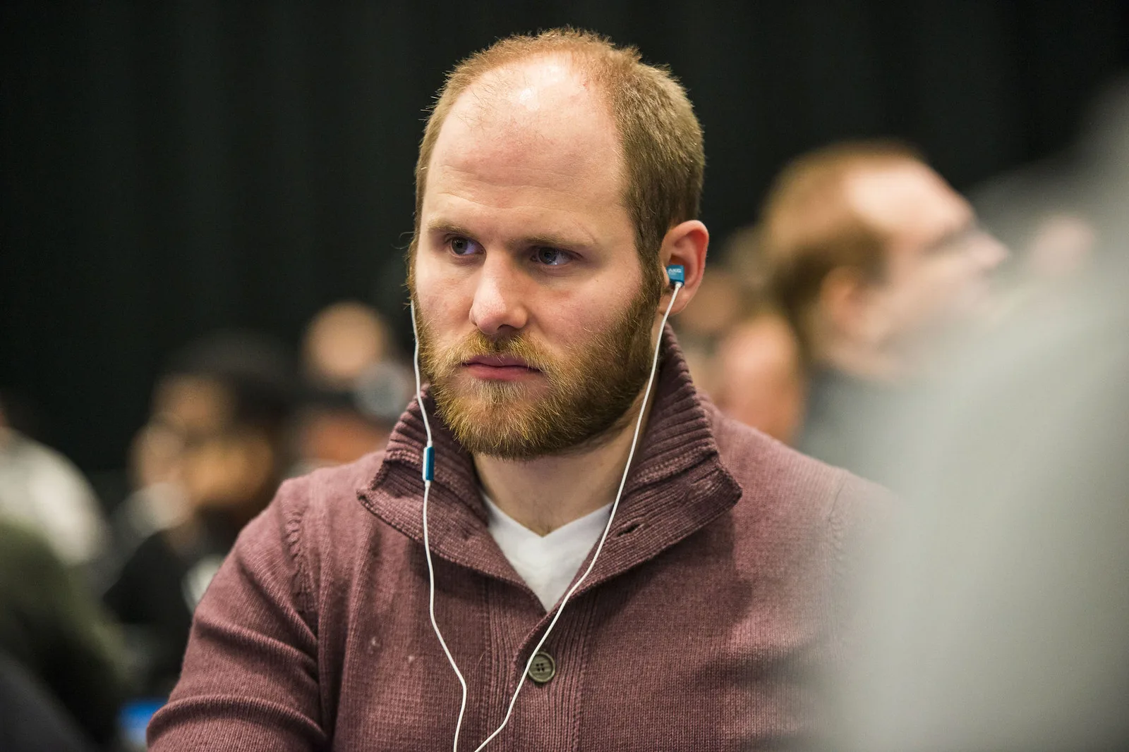 Sam Greenwood num evento do WPT, CC BY-ND 2.0, World Poker Tour